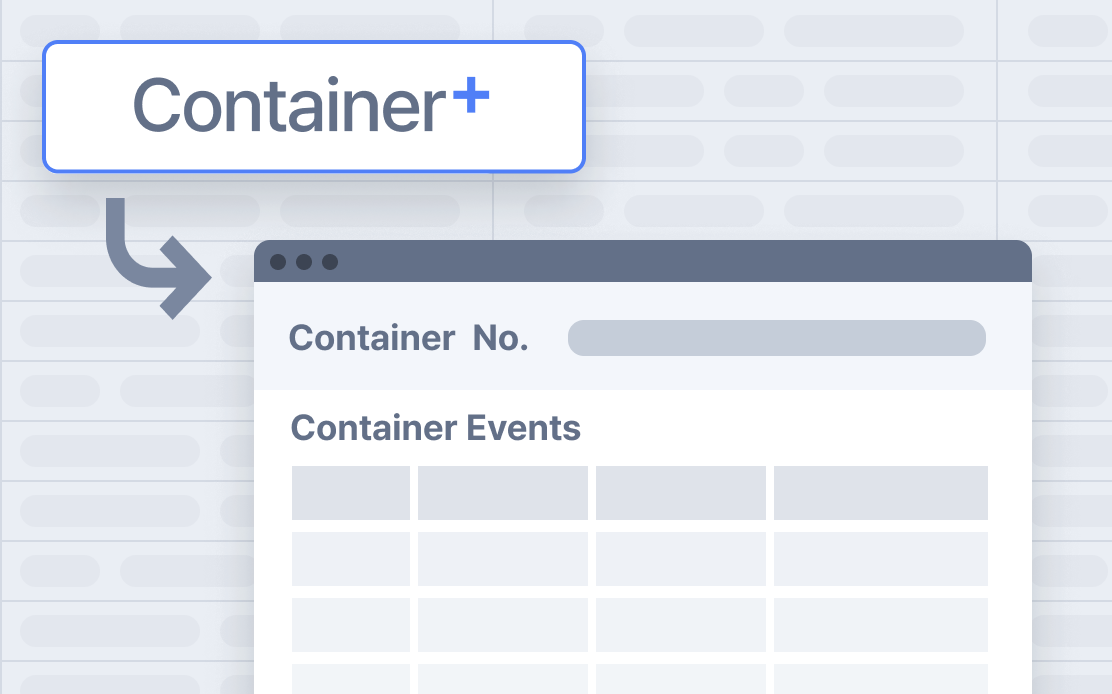 Track Your Shipments at Container Level